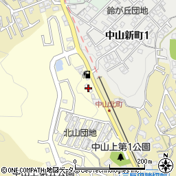 スカイヒルズ中山北町周辺の地図