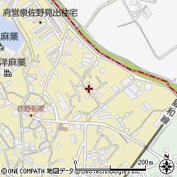 大阪府泉佐野市鶴原230-2周辺の地図