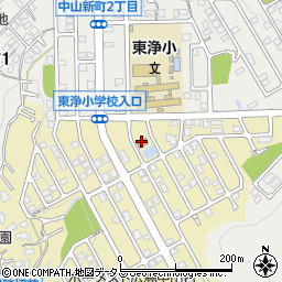中山台集会所周辺の地図