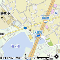 大阪府泉佐野市鶴原1511周辺の地図