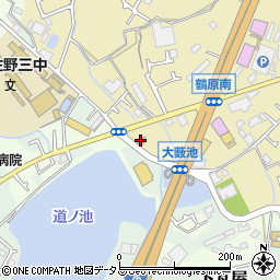 ファミリーマート泉佐野鶴原店周辺の地図