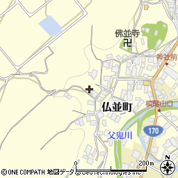 大阪府和泉市仏並町678周辺の地図
