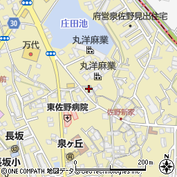 大阪府泉佐野市鶴原960-1周辺の地図