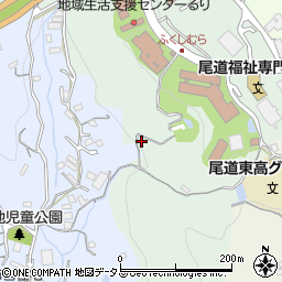 広島県尾道市久保町1821周辺の地図