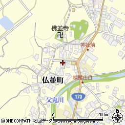 大阪府和泉市仏並町712周辺の地図
