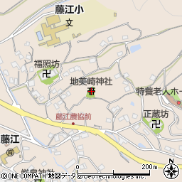 地美崎神社周辺の地図