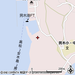 男木島漁協周辺の地図