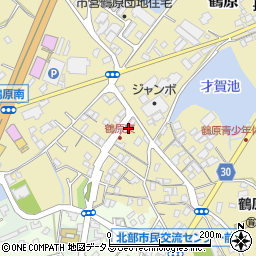大阪府泉佐野市鶴原1461周辺の地図