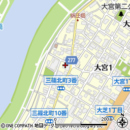 森田博之税理士事務所周辺の地図