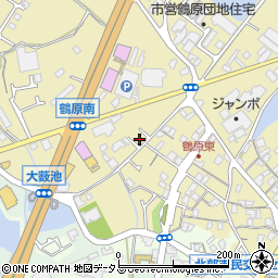 大阪府泉佐野市鶴原1554周辺の地図