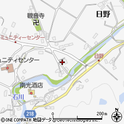 大阪府河内長野市日野1061周辺の地図