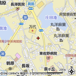 大阪府泉佐野市鶴原1186周辺の地図