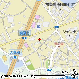 大阪府泉佐野市鶴原1556周辺の地図