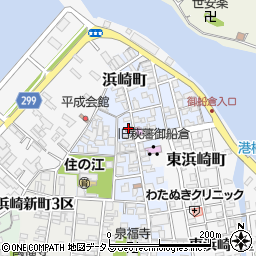 浜崎みんなの家周辺の地図