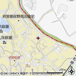 大阪府泉佐野市鶴原270周辺の地図