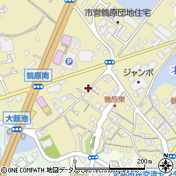 大阪府泉佐野市鶴原1609周辺の地図