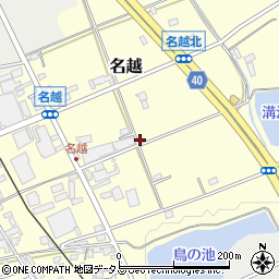 大阪府貝塚市名越236周辺の地図