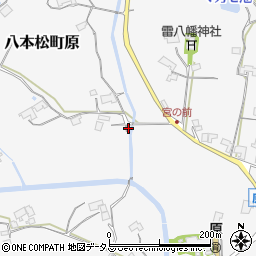 広島県東広島市八本松町原2808周辺の地図