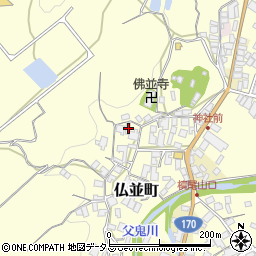 大阪府和泉市仏並町689周辺の地図