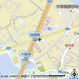 大阪府泉佐野市鶴原1568周辺の地図