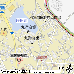 大阪府泉佐野市鶴原1170周辺の地図