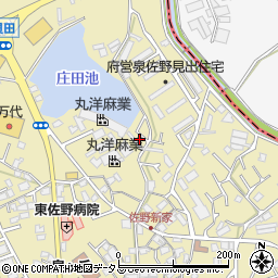 大阪府泉佐野市鶴原1171-3周辺の地図