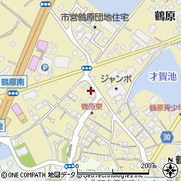 大阪府泉佐野市鶴原1464周辺の地図