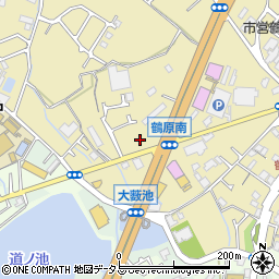 大阪府泉佐野市鶴原1539-1周辺の地図