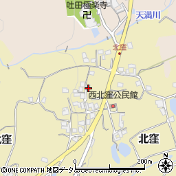 奈良県御所市北窪190周辺の地図