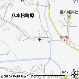 広島県東広島市八本松町原2812周辺の地図