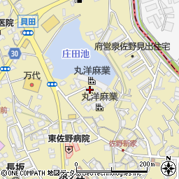 大阪府泉佐野市鶴原1178周辺の地図