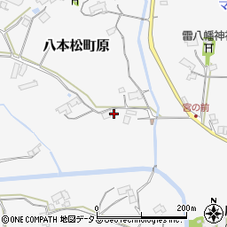 広島県東広島市八本松町原2838周辺の地図