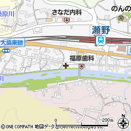 関西タクシー株式会社　瀬野営業所配車センター周辺の地図