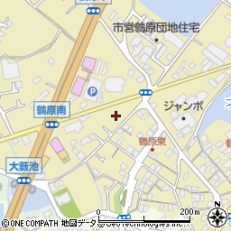 大阪府泉佐野市鶴原1608-2周辺の地図