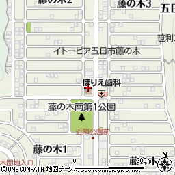 広島県広島市佐伯区藤の木周辺の地図