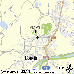 大阪府和泉市仏並町698周辺の地図