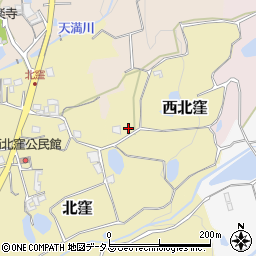 奈良県御所市西北窪87周辺の地図