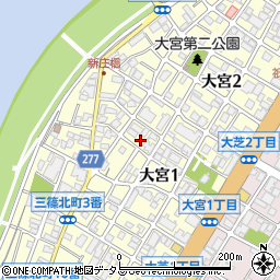 〒733-0007 広島県広島市西区大宮の地図