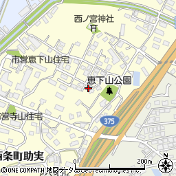 広島県東広島市西条町助実7-25周辺の地図