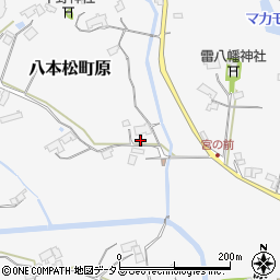 広島県東広島市八本松町原2803周辺の地図