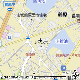 大阪府泉佐野市鶴原1407周辺の地図