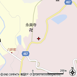 兵庫県淡路市木曽上46周辺の地図