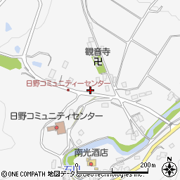 大阪府河内長野市日野1191周辺の地図
