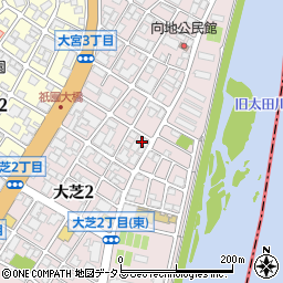 レスティング牧本周辺の地図