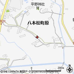 広島県東広島市八本松町原2910周辺の地図