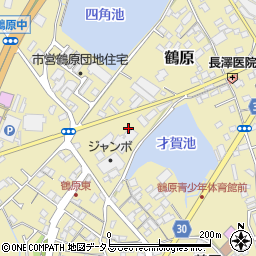 大阪府泉佐野市鶴原1392周辺の地図