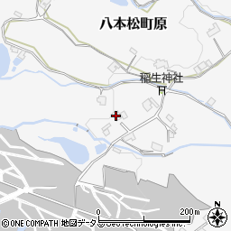 広島県東広島市八本松町原1910周辺の地図