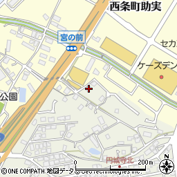 広島県東広島市西条町御薗宇6740-5周辺の地図