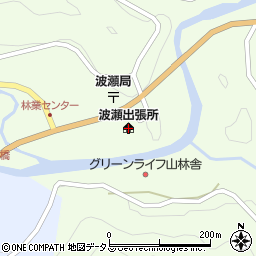松阪市飯高地域振興局波瀬出張所周辺の地図