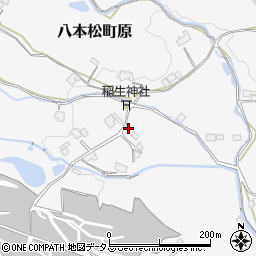 広島県東広島市八本松町原1923周辺の地図